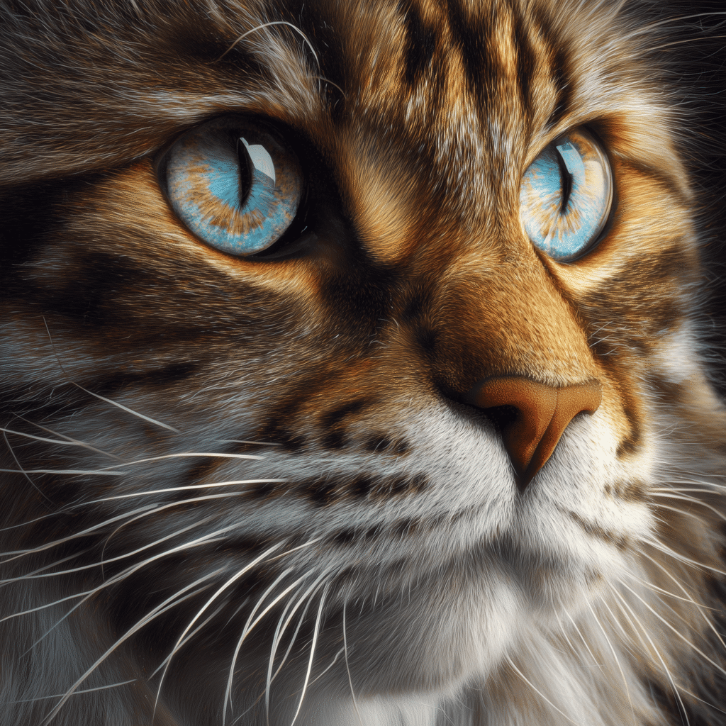 chat regard perçant