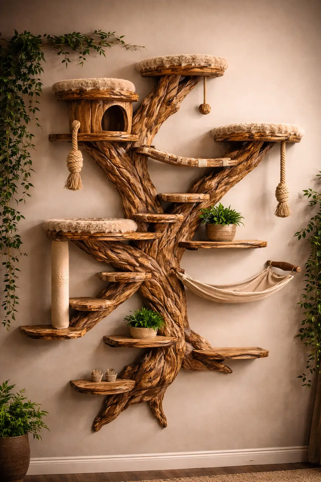 Arbres à chat compacts