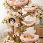 arbre à chat en fleurs