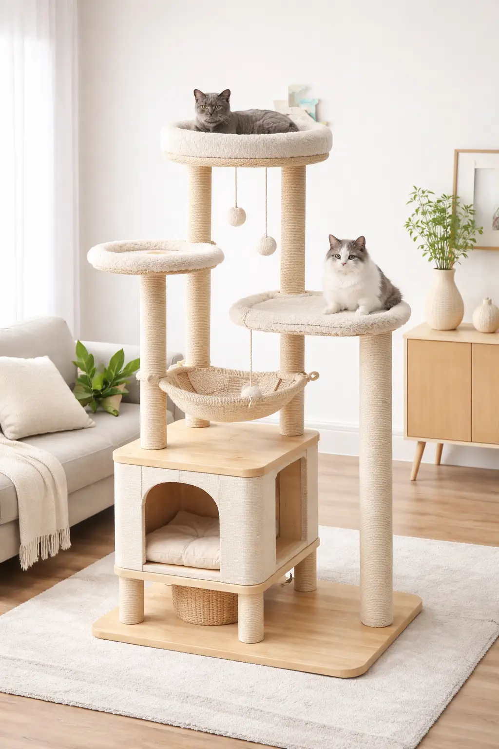 Arbres à chat en bois