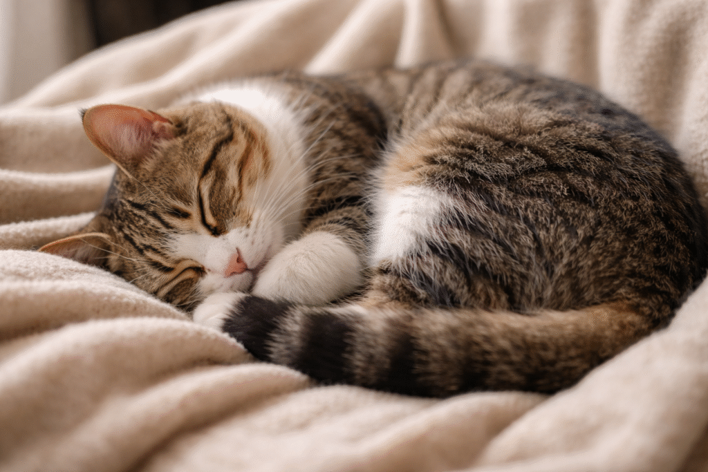 combien de temps dort un chat canapé