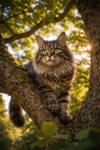 faire descendre un chat d'un arbre